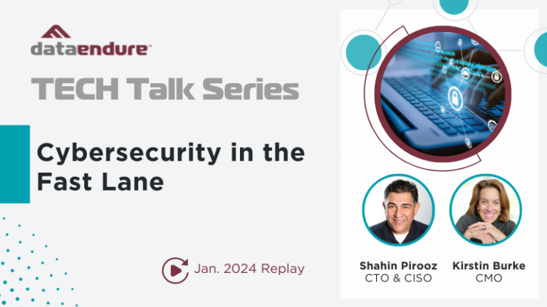 Jan. 2024 TECH Talk – Cybersecurity in the Fast Lane