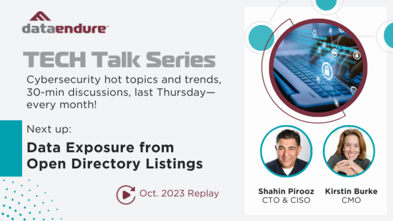 October 2023 TECH Talk – Data Exposure from Open Directory Listings