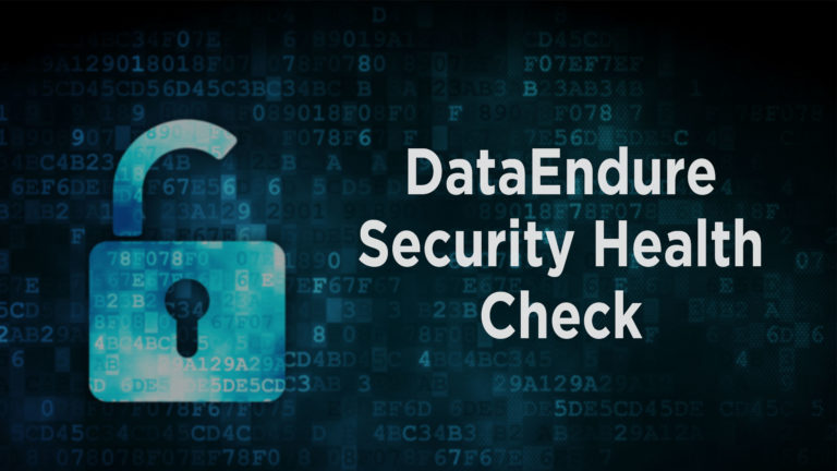 What is DataEndure’s Security Health Check?